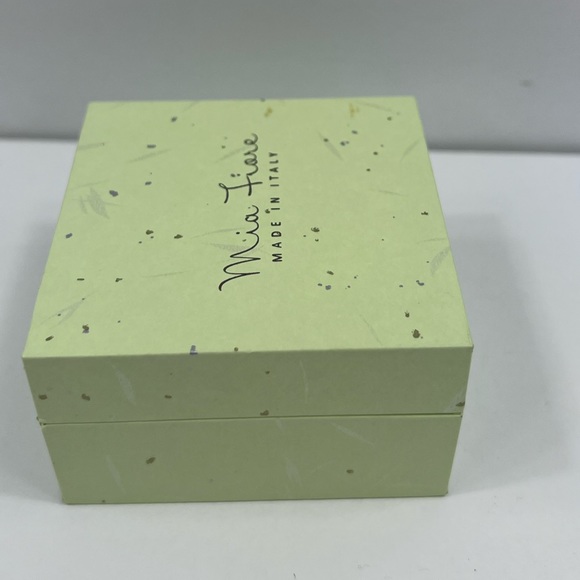 MÍA FIORE 💯FLAT HOOPE EARRINGS, GOLD COLOR, STERLING SILVER, 18KT GOLD PLATED - Picture 16 of 16